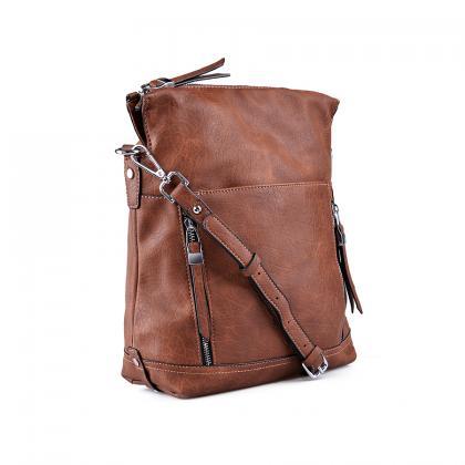 Leather Tote. Brown Handbag. Leathe..