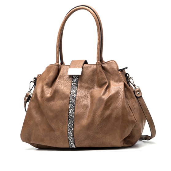Taupe Leather Satchel. Taupe Handbag. Taupe Purse. Beige Leather ...