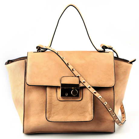 Beige Leather Handbag. Tan Hobo. Beige Satchel. Beige Handbag. on Luulla